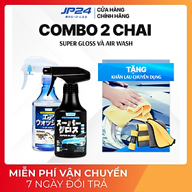 [Hàng Nhật - Loại Xịn] Combo 2 Chai Xịt Khử Mùi Air Wash - Phủ Bóng Super Gloss JP24 - Nhật Bản