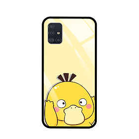 Ốp Lưng Điện Thoại SAMSUNG GALAXY A51 - Mặt Lưng Kính Cường Lực - 7802 PSYDUCK04 - Hàng Chính Hãng
