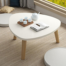 Mua Bàn Trà sofa Cao Cấp màu Trắng hiện đại Tam Giác chân gỗ sồi chống mối mọt  chất lượng tốt  hiện đại  sang trọng