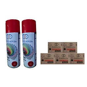 Mua Sơn Xịt Màu Thông Dụng Goldnova-5 Hộp  Hộp =12 lon/400ml  Đủ Màu