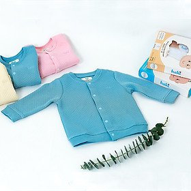 Áo khoác chần bông bo cổ cho bé Haki BB016