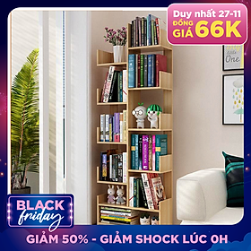 Kệ Sách Thông Minh Kệ Sách Để Sàn Cao Cấp 11 Tầng, Gỗ MDF Phủ Melamin Chống Nước Chống Xước, Hàng Chính Hãng