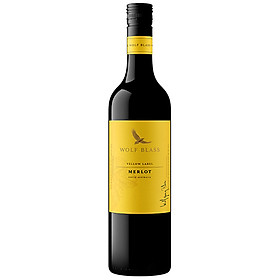 Rượu vang đỏ Úc Wolf Blass Yellow Label Merlot 750ml 13,5% - Không hộp
