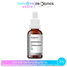 Serum b5 drceutics cấp ẩm và phục hồi da dexpanthenol 10% + centella extract + ha