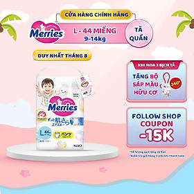 Tã/bỉm quần Merries size L - 44 miếng