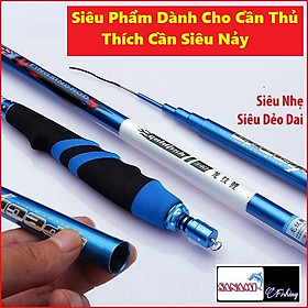 Cần Câu Tay Độ Cứng 3H Goldfish 3m6 - 6m3 Nhấc tĩnh 1.5kg, thu gọn 110cm - Sanami Fishing