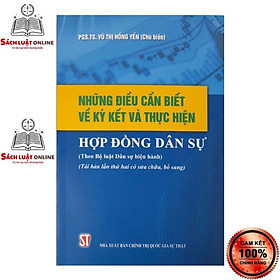 Download sách Sách - Những điều cần biết về ký kết và thực hiện hợp đồng dân sự (NXB Chính trị quốc gia Sự thật)