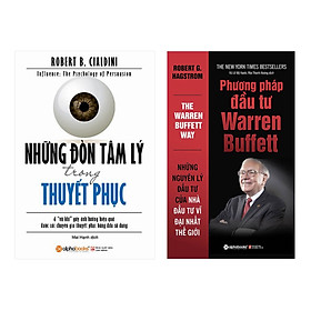 Combo Những Đòn Tâm Lý Trong Thuyết Phục (Tái Bản 2017) + Phương Pháp Đầu Tư Warren Buffett (Tái Bản 2018) (2 Cuốn)