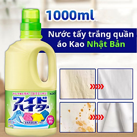 Nước tẩy quần áo Kao Nhật Bản 1000ml