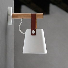 Wall Lamp Bedside Lamp Durable White/Black Emergency Bedroom Bathroom