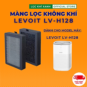 Màng lọc không khí cho máy Levoit LV-H128 (SET 2 MÀNG). Lõi lọc hepa kết hợp carbon giá rẻ chất lượng cao