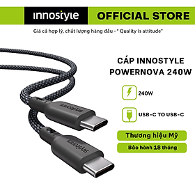 Mua Cáp sạc nhanh Innostyle PowerNova USB-C to USB-C 1.5M 240W cho iPhone/cho Samsung – ICC240 - Thiết kế công suất cao  hàng chính hãng