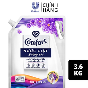 Nước Giặt Dưỡng Vải Comfort Hương Thời Thượng Túi 3.6kg