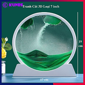 Tranh Cát Chảy Chuyển Động 3D KUNBE Nhiều Mẫu Trang Trí Nhà Cửa Bàn Làm