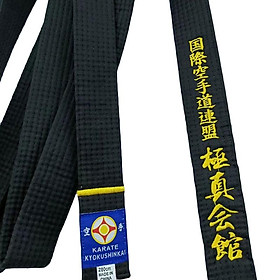 Liên đoàn Karate quốc tế Kyokushi Thể thao Thể thao, Võ thuật Unisex Xử lý tùy chỉnh Thủ môn thêu thư logo Color: White-Belt Size: 160cm