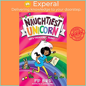 Sách - The Naughtiest Unicorn on a Treasure Hunt by David O'Connell (UK edition, paperback)