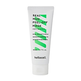 Mặt Nạ Bùn Khoáng Tinh Chất Vàng 24K Hellocell Real Mud Peel-off Mask 80ML