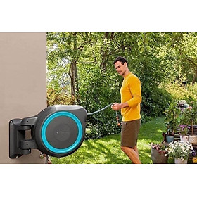 Bộ vòi tưới treo tường dây cuốn tự động 30m Gardena 18625-20 hàng chính hãng