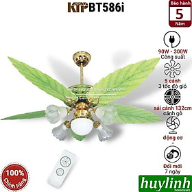 Mua Quạt trần đèn cánh gỗ Kim Thuận Phong KTP BT586i - Hàng chính hãng