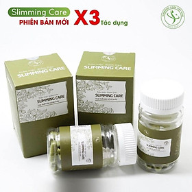 Ba Hộp Thảo mộc hỗ trợ giảm cân Slimming Care X3 Tặng Kèm Kem Tan Mỡ Slimming Day Collagen