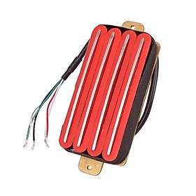 Double Twin Hot Rail Blade Pickup Red for Electric Guitar Parts