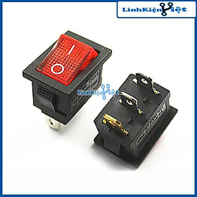Mua Công Tắc Bập Bênh KCD1 250VAC-6A Có Đèn