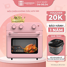 Nồi Chiên Không Dầu Cơ HAWONKOO AFH-180 18 Lít 1200W Hàng Chính Hãng Bảo Hành 12 Tháng - Thương Hiệu Hàn Quốc