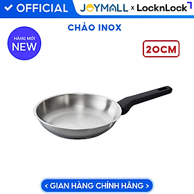 Nồi Chảo Inox LocknLock Daily STS PPW Thép Không Gỉ 304, Kèm Nắp Kính, Hàng Chính Hãng - JoyMall