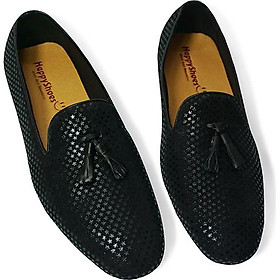 Giày lười nam công sở happyshoes da bò thật - hs380