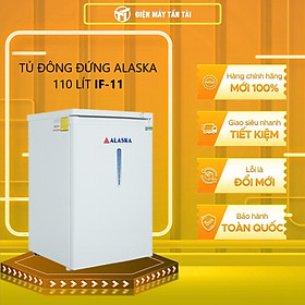 Mua TỦ ĐÔNG ĐỨNG ALASKA 110 LÍT IF-11 NHÔM (R600A) (4 HỘC CHỨA) (HÀNG CHÍNH HÃNG) (CHỈ GIAO HCM)