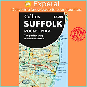 Sách - Suffolk Pocket Map - The Perfect Way to Explore the Suffolk by Collins Maps (UK edition, paperback)