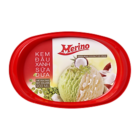 Kem Merino Đậu Xanh Sữa Dừa 900ML