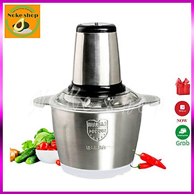 Mua Máy Xay Thịt Cối Inox 4 Lưỡi Đa Năng  Công suất 250W- Máy Xay Sinh Tố Thực Phẩm 2l Chất Liệu Inox 304 Chuẩn  Siêu Bén