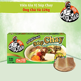 Viên Gia Vị Súp Chay Ông Chà Và Gold 126gr (Vegetable Soup Cubes)