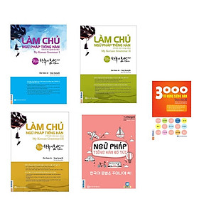 Combo Làm Chủ Ngữ Pháp Tiếng Hàn ( sơ cấp + trung cấp + cao cấp) và Ngữ pháp tiếng Hàn bỏ túi ( tặng 3000 từ vựng tiếng Hàn theo chủ đề )