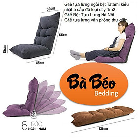 Mua Ghế tựa lưng ngồi bệt Tatami kiểu nhật 5 cấp độ loại dày 1m2 Ghế Bệt Tựa Lưng Hà Nội - Ghế tựa lưng văn phòng thư giãn