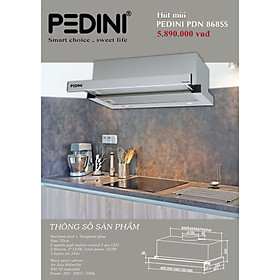 Mua Hút mùi âm tủ PEDINI PDN 868SS - hàng chính hãng