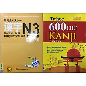 [Download Sách] combo 2 cuốn N3 Kanji và tự học 600 chữ Kanji căn bản tăng bookmark