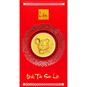Bao lì xì vàng 24K Kim Tý 2020 - Mẫu 5 - ANCARAT