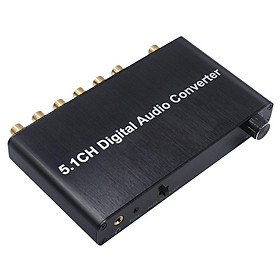 5.1 Channel DTS Digital Audio Converter Adapter/ Dolby AC3 Decoding SPDIF Input to 5.1