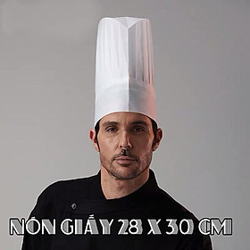 Mua Mũ Giấy Đầu Bếp 28 x 30 cm - 20 cái