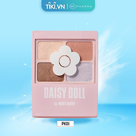 Bảng Phấn Mắt Daisy Doll By Mary Quant Nhật Bản Siêu Bền Màu Đa Chức Năng Phấn Má Hồng Bắt Sáng PK-01 Sakura Pink 5.1g