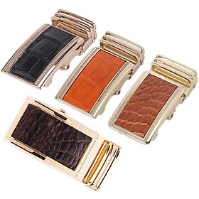 Đầu khóa da cá sấu Huy Hoàng 3,5P đầu vàng màu đen, nâu đất, vàng bò, nâu đỏ HT9213-14-15-16