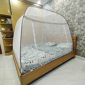 Mua Màn Chụp Mùng Chụp Đỉnh Vuông Mộc Miên (2 Cửa ) nhiều Size