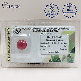 Mua Viên đá Ruby thiên nhiên kiểm định AIG_HA-RB00057