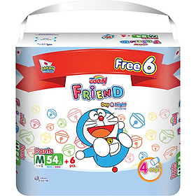 Tã Quần Goon Friend Doremon Gói Cực Đại M54 (54 Miếng) + Tặng Thêm 6 Miếng Tiết Kiệm Hơn