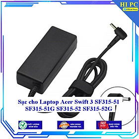 Mua Sạc cho Laptop Acer Swift 3 SF315-51 SF315-51G SF315-52 SF315-52G - Kèm Dây nguồn - Hàng Nhập Khẩu