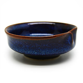 06 Chén chấm hình sò S1 Đông Gia - xanh sóng biển 8094.
Fish sauce bowl S1