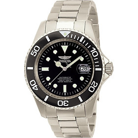 Invicta Men's 0420 Pro Diver Automatic Black Dial Titanium Watch