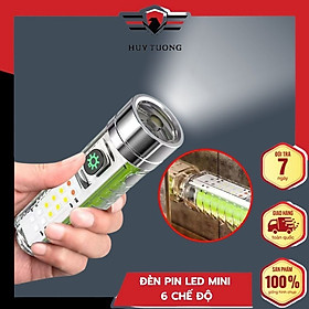 Mua Đèn pin mini siêu sáng chống nước  cầm tay chiếu xa 4 chế độ - Huy Tưởng